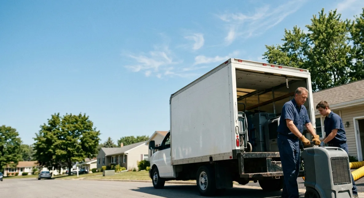 Water Damage Cleanup in Sheridan, IL near me